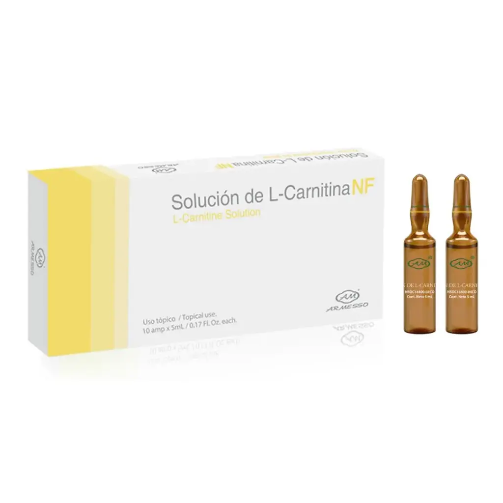 SOLUCION L-CARNITINA AMPOLLETA 5 ML
