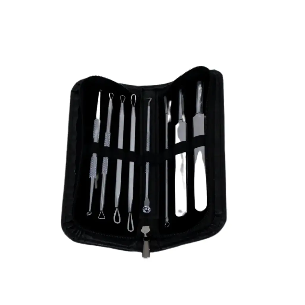 KIT SACACOMEDON ROSA/PLATA/DORADO 8PZS